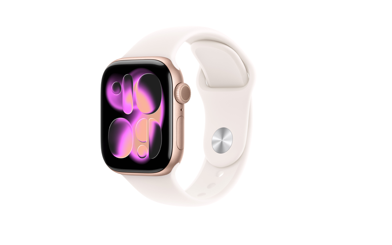 Apple Watch Series 11 42mm Cellular Ouro Rosa (S/M)