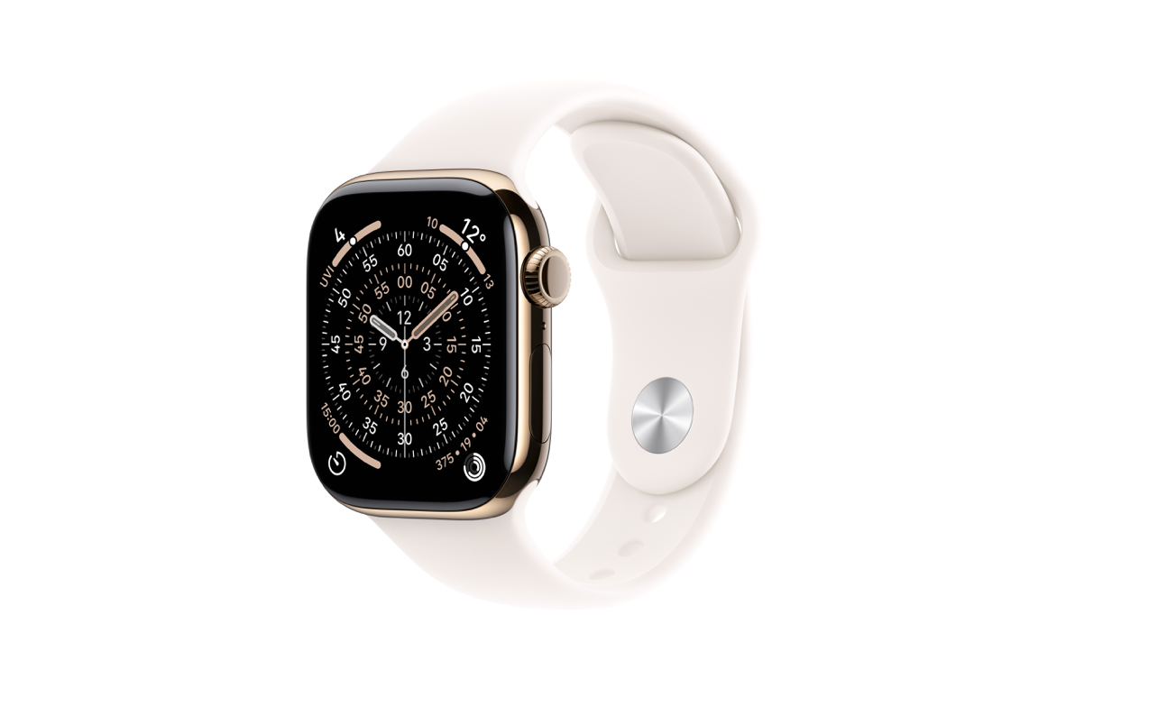 Apple Watch Series 11 42mm Cellular Titânio Dourado (M/L)