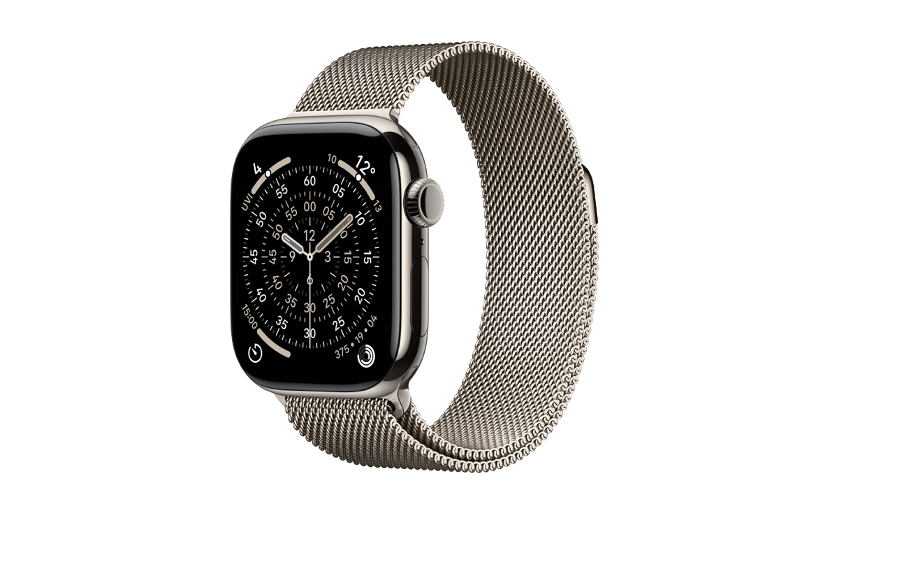 Apple Watch Series 11 46mm Celular Titânio Milanese (S/M)