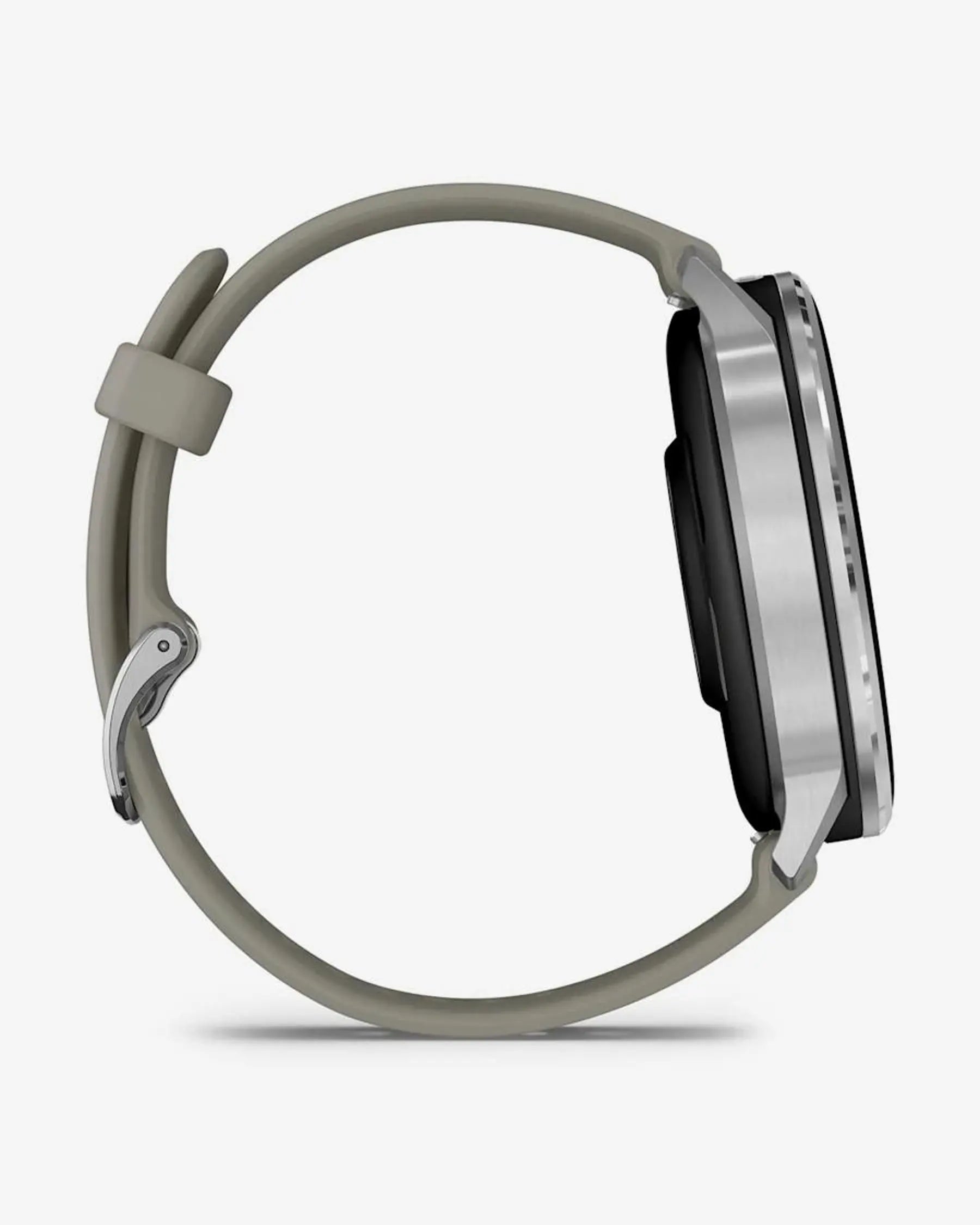 Garmin Venu 4 - 45 mm Prateado com Bracelete Cinzenta