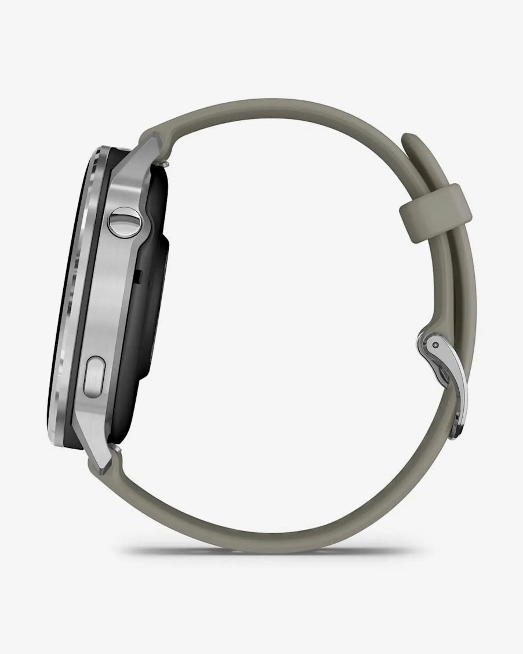 Garmin Venu 4 - 45 mm Prateado com Bracelete Cinzenta