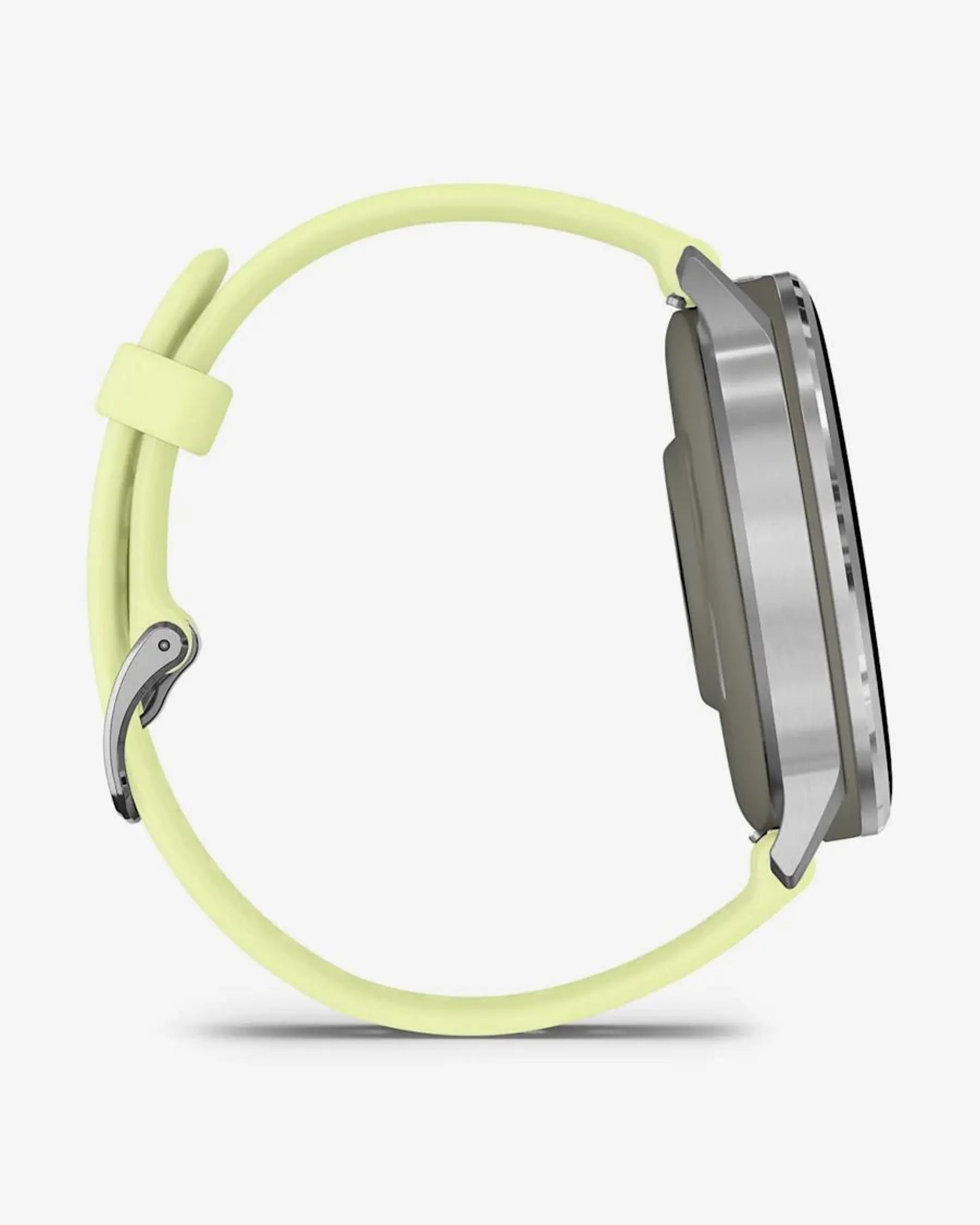 Garmin Venu 4 - 45 mm Prateado com Bracelete Amarela