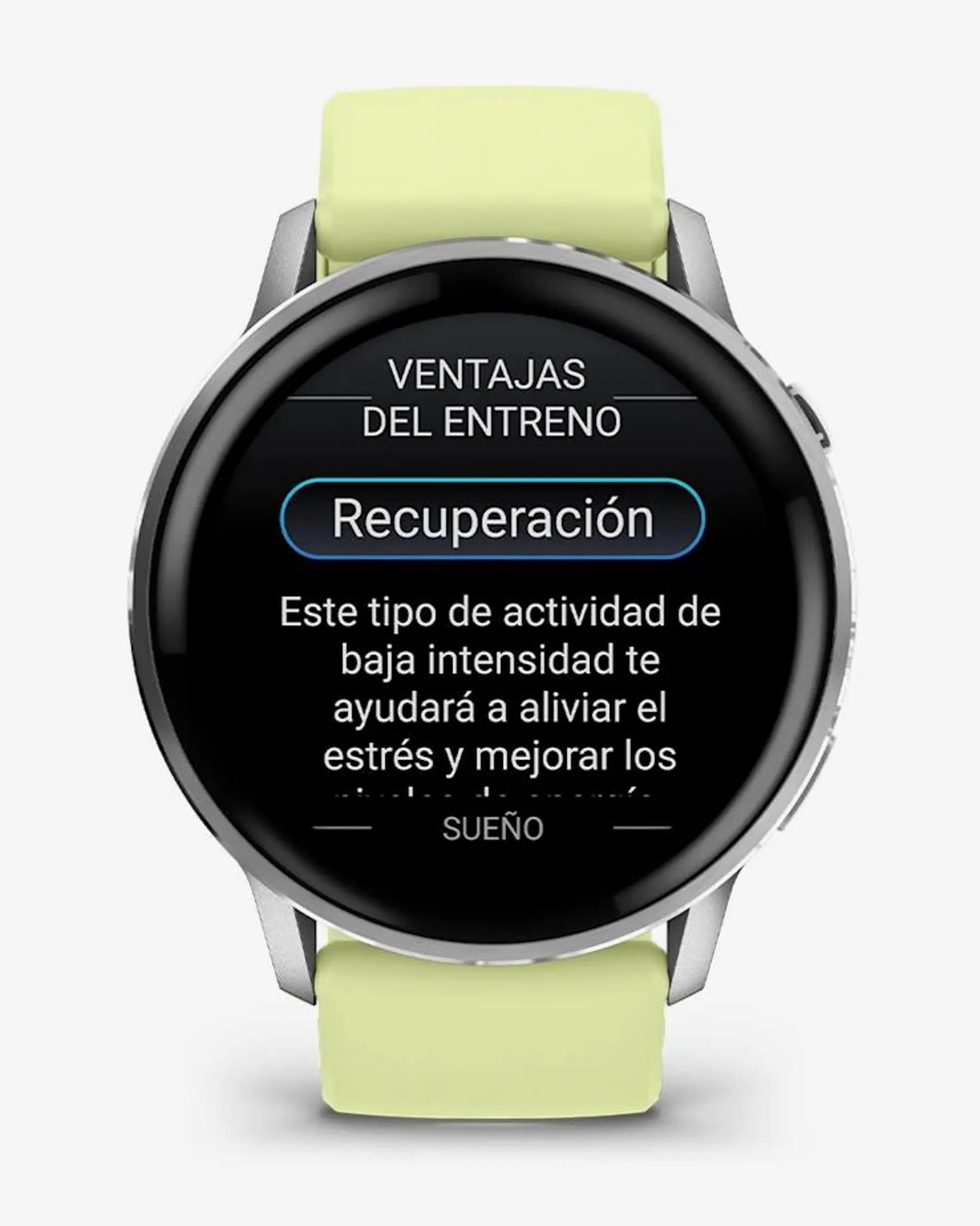 Garmin Venu 4 - 45 mm Prateado com Bracelete Amarela