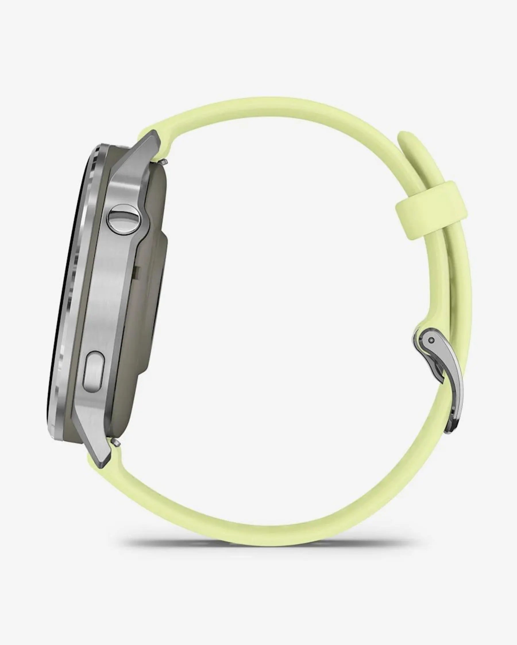 Garmin Venu 4 - 45 mm Prateado com Bracelete Amarela