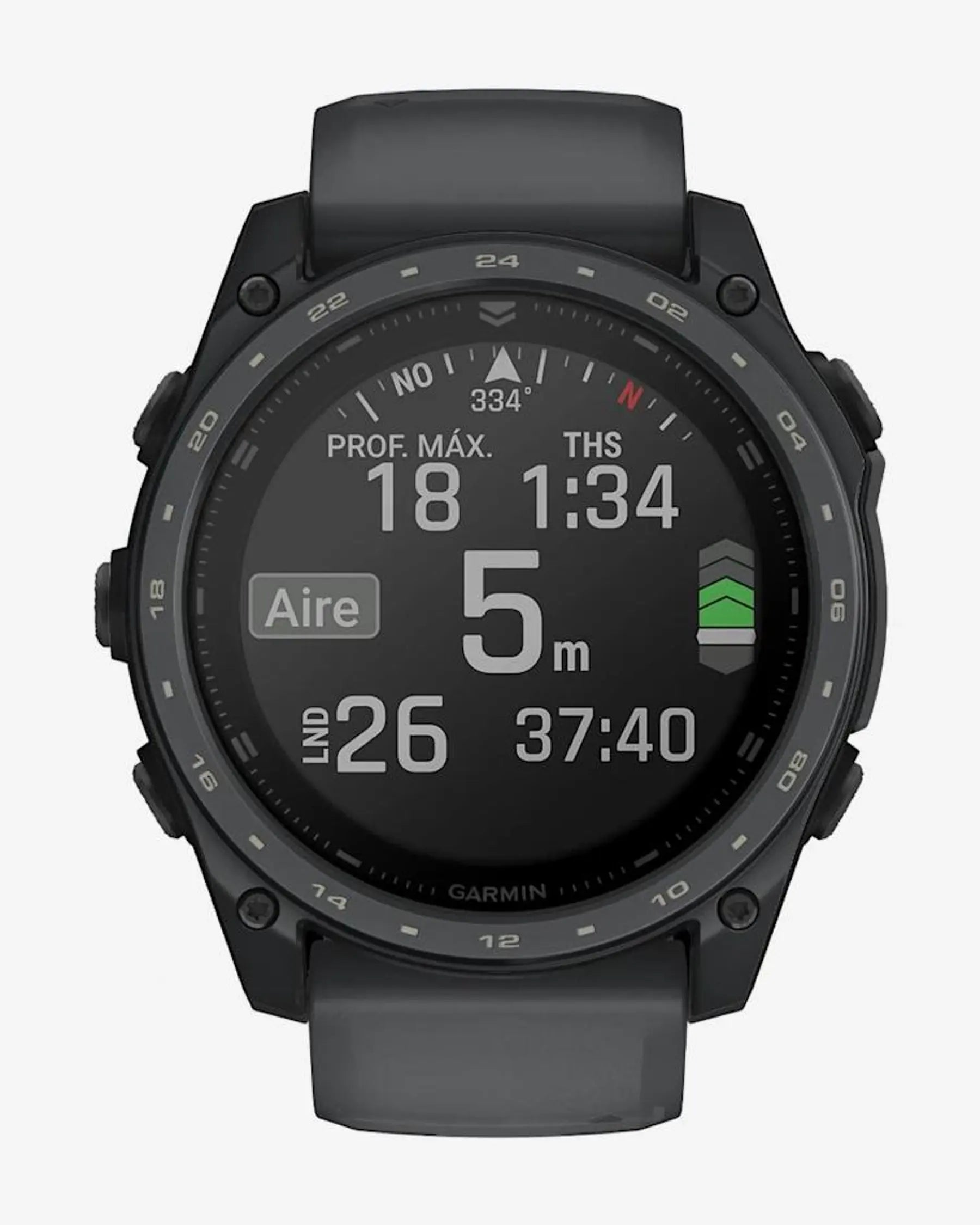 Garmin Tactix 8 Cerakote 51 mm Cinzento