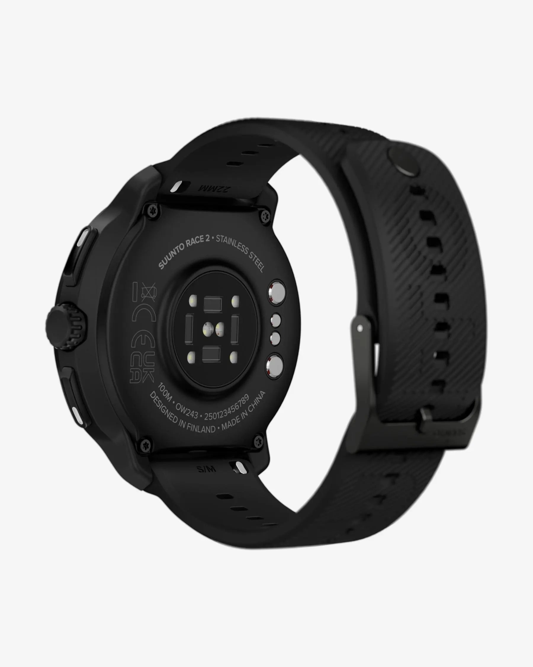 Suunto Race 2 em aço inoxidável totalmente preto