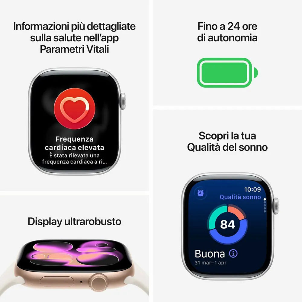 Apple Watch Series 11 GPS + Telemóvel com Bracelete Desportiva de 46 mm