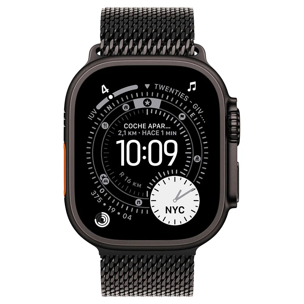 Apple Watch Ultra 3 GPS + Cellular 49mm Caixa de Titânio Bracelete Malha Milanesa