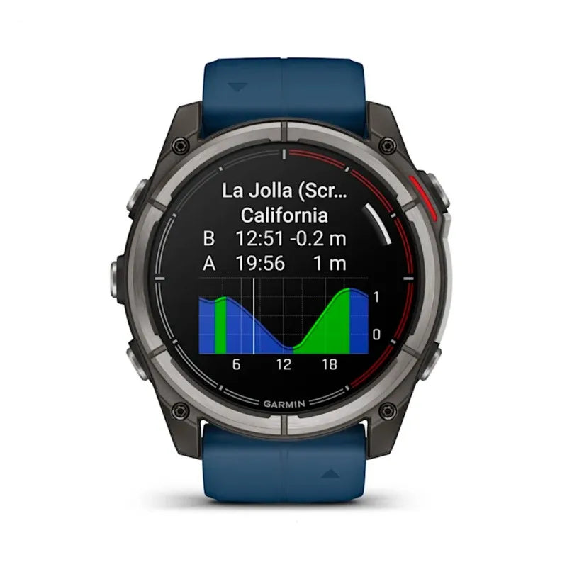 RELÓGIO GARMIN QUATIX 8 AMOLED SMARTWATCH NÁUTICO 51MM