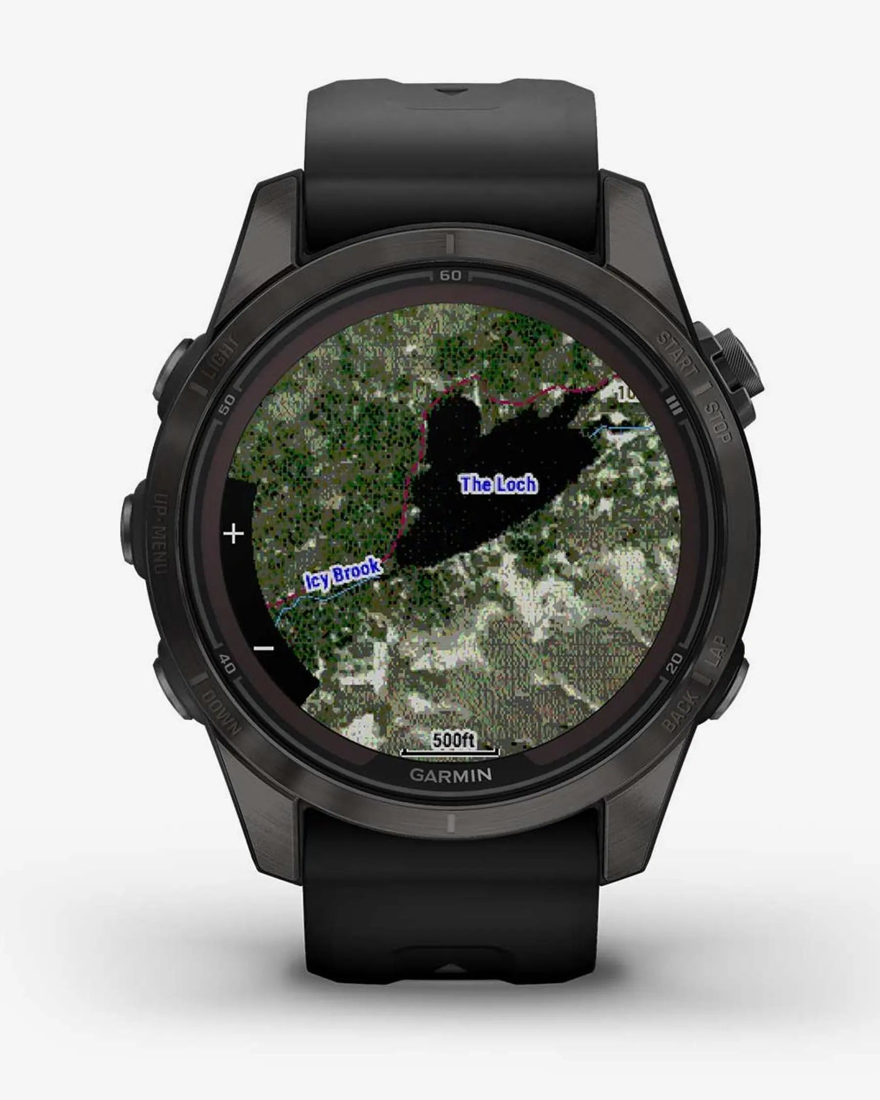 Garmin Fenix 7S Pro Sapphire Solar Titanium Carbon Gray com bracelete preta