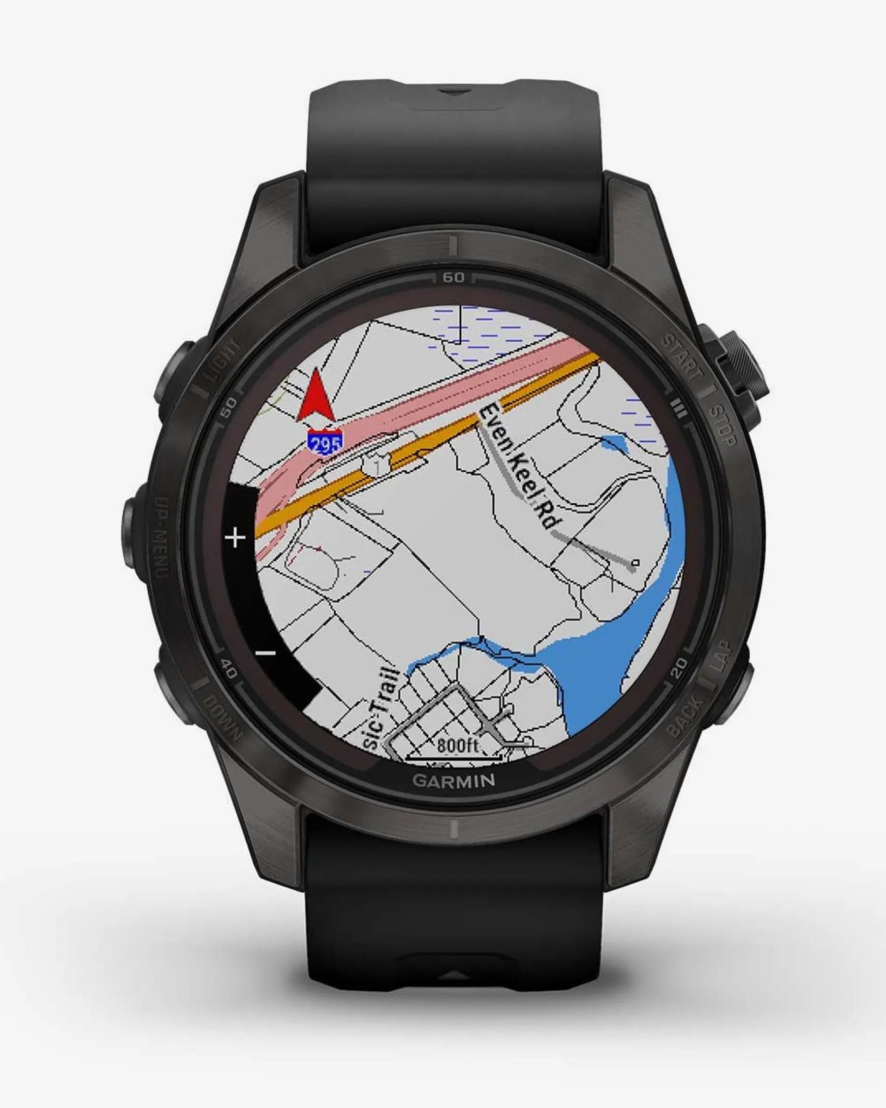 Garmin Fenix 7S Pro Sapphire Solar Titanium Carbon Gray com bracelete preta