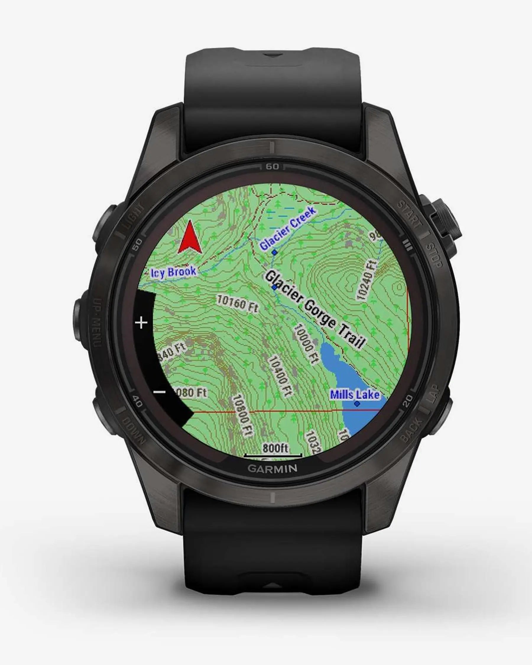 Garmin Fenix 7S Pro Sapphire Solar Titanium Carbon Gray com bracelete preta
