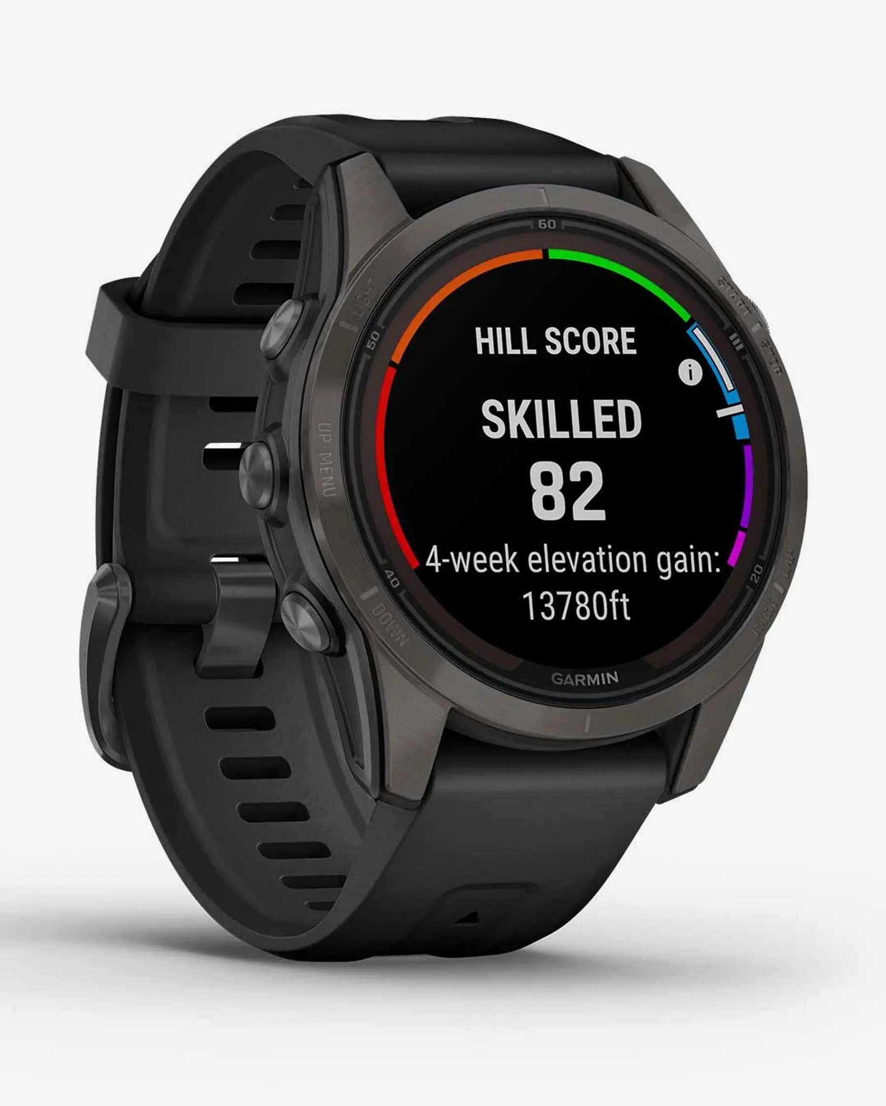 Garmin Fenix 7S Pro Sapphire Solar Titanium Carbon Gray com bracelete preta