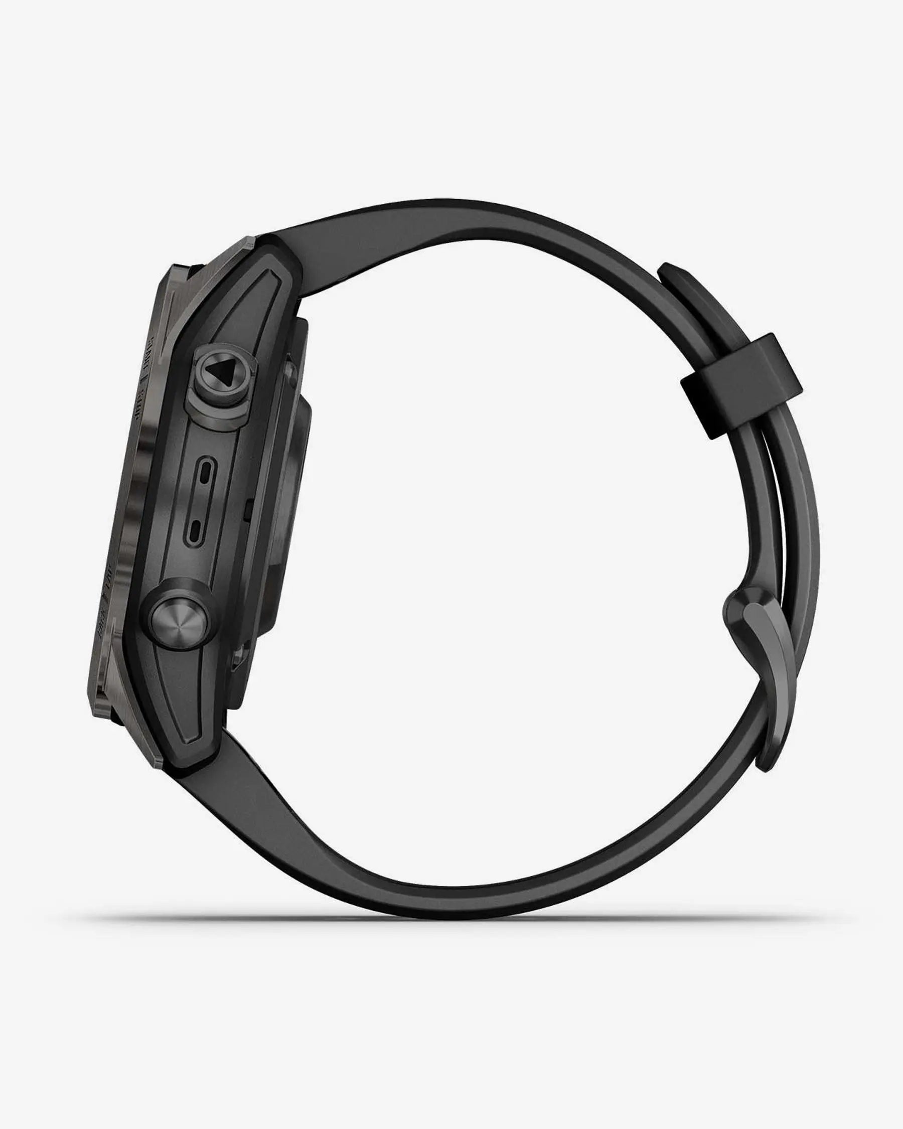 Garmin Fenix 7S Pro Sapphire Solar Titanium Carbon Gray com bracelete preta