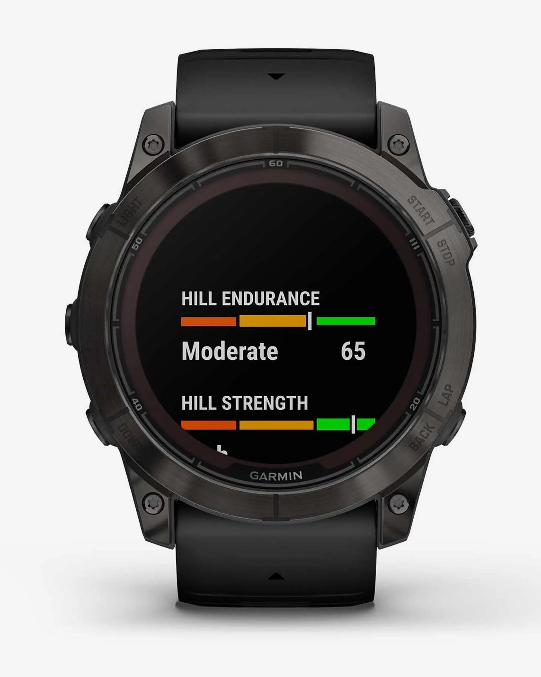 Garmin Fenix 7X Pro Sapphire Solar com bracelete preta e detalhes em cinzento carbono