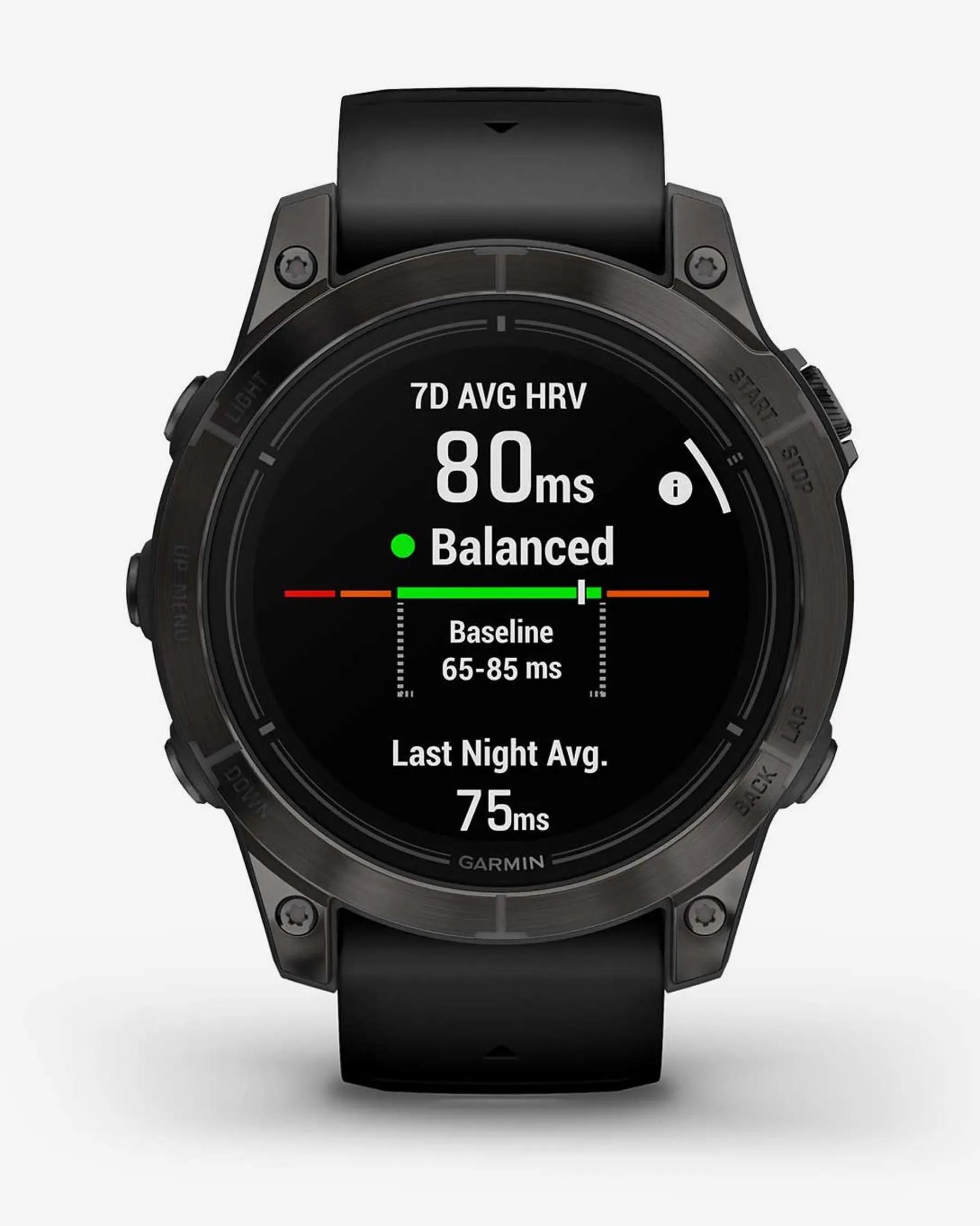 Garmin EPIX 2 PRO Safira 47 mm Titânio DLC Cinzento Carbono Bracelete Preto