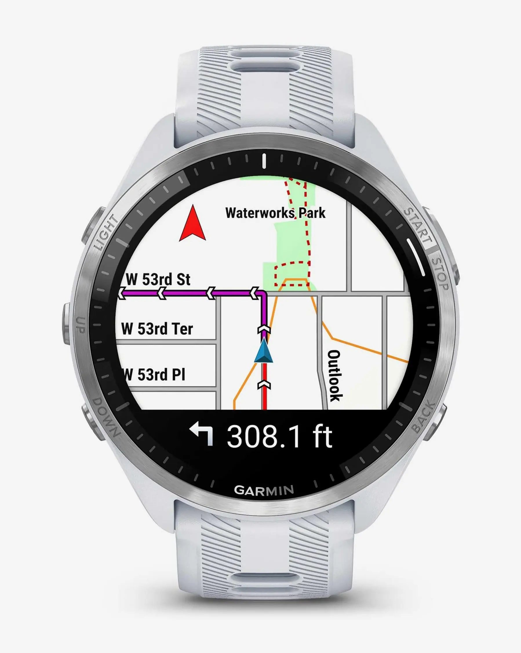 Garmin Forerunner 965 (branco/cinzento)