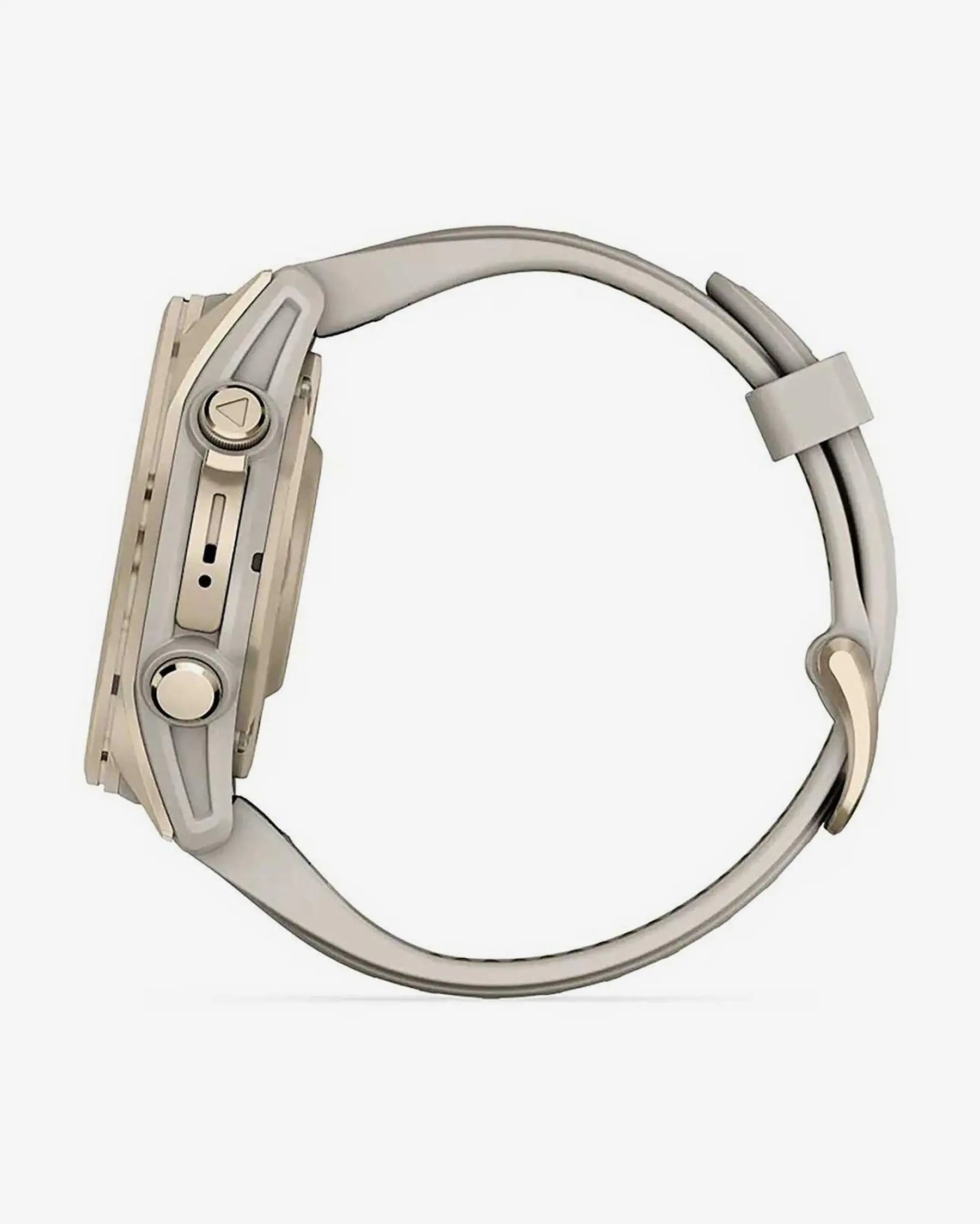 Garmin Fenix 8 AMOLED Sapphire 43mm Dourado com Bracelete Bege