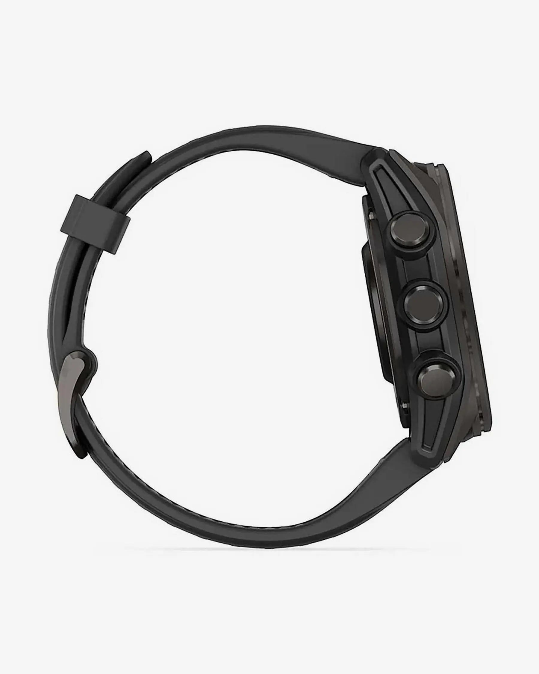 Garmin Fenix 8 AMOLED Sapphire 43mm Titânio Carbono Cinzento Bracelete Preto