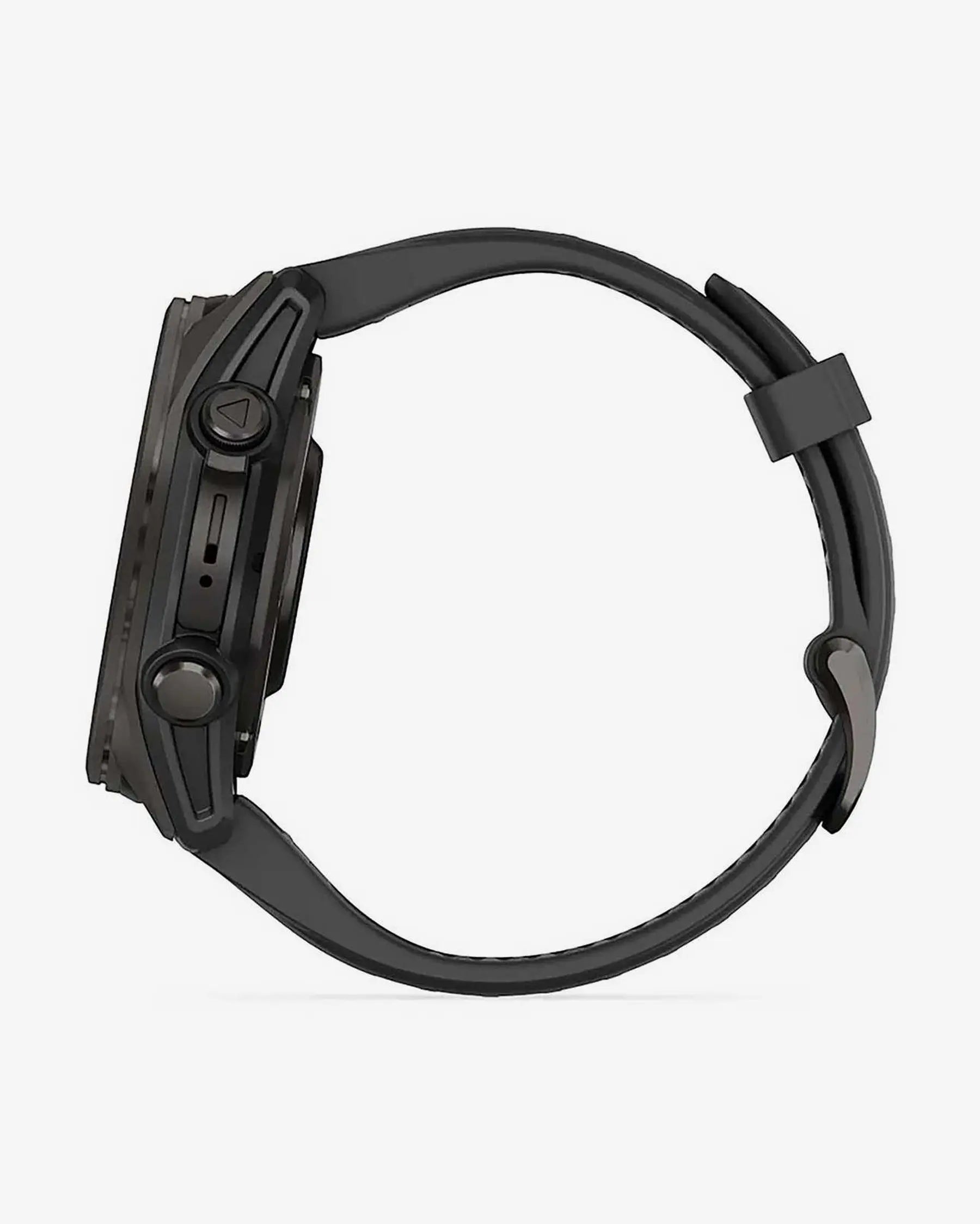 Garmin Fenix 8 AMOLED Sapphire 43mm Titânio Carbono Cinzento Bracelete Preto