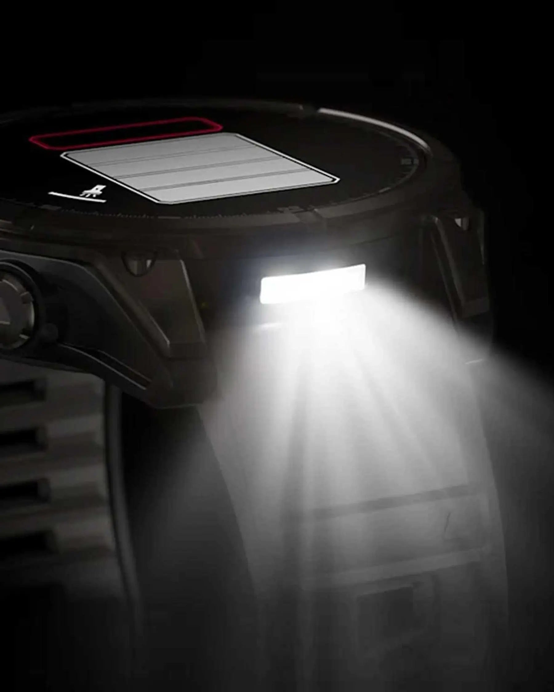 Garmin Fenix 8 AMOLED com cristal de safira, 47 mm, titânio cinzento carvão, bracelete preta