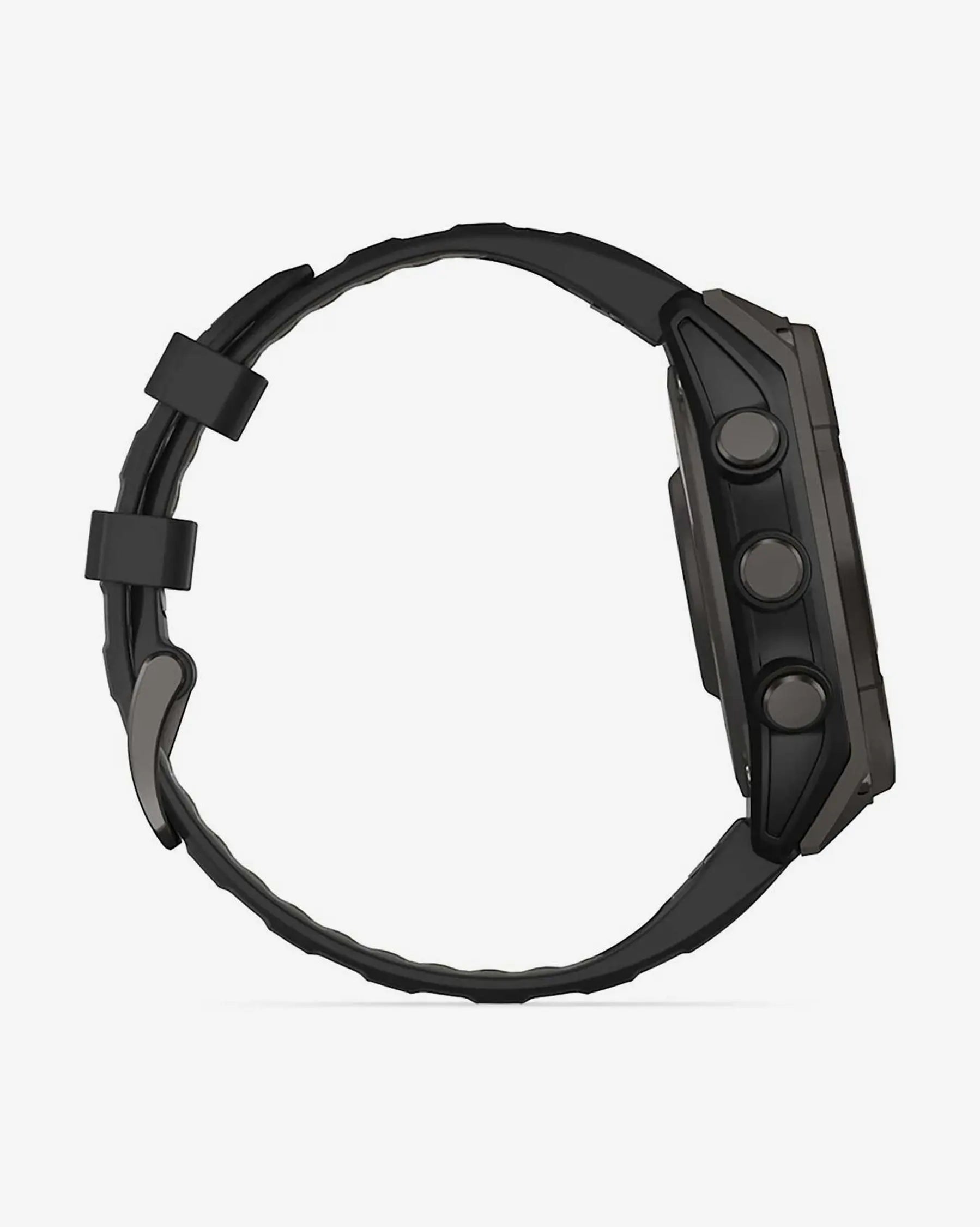 Garmin Fenix 8 Sapphire Solar 47mm Titânio Carbono Cinzento Bracelete Preto