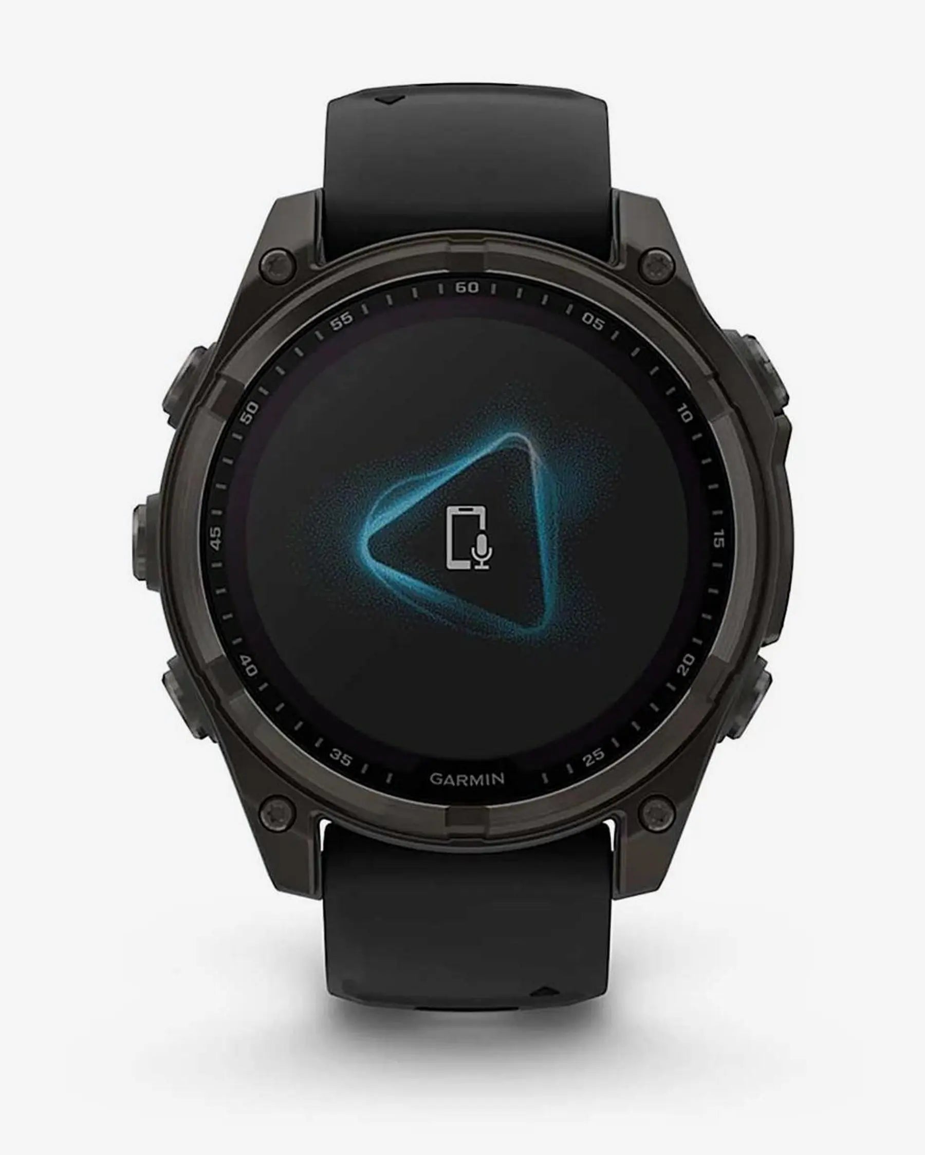 Garmin Fenix 8 Sapphire Solar 47mm Titânio Carbono Cinzento Bracelete Preto