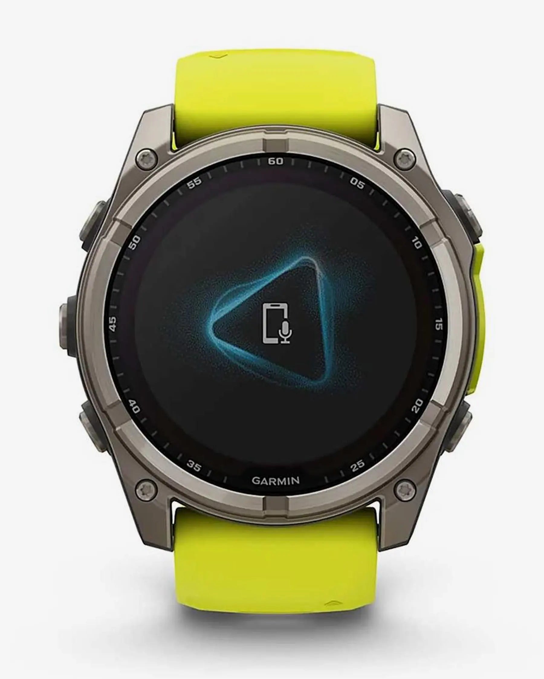 Garmin Fenix 8 Sapphire Solar 51mm Cinzento Titânio com Bracelete Amarela