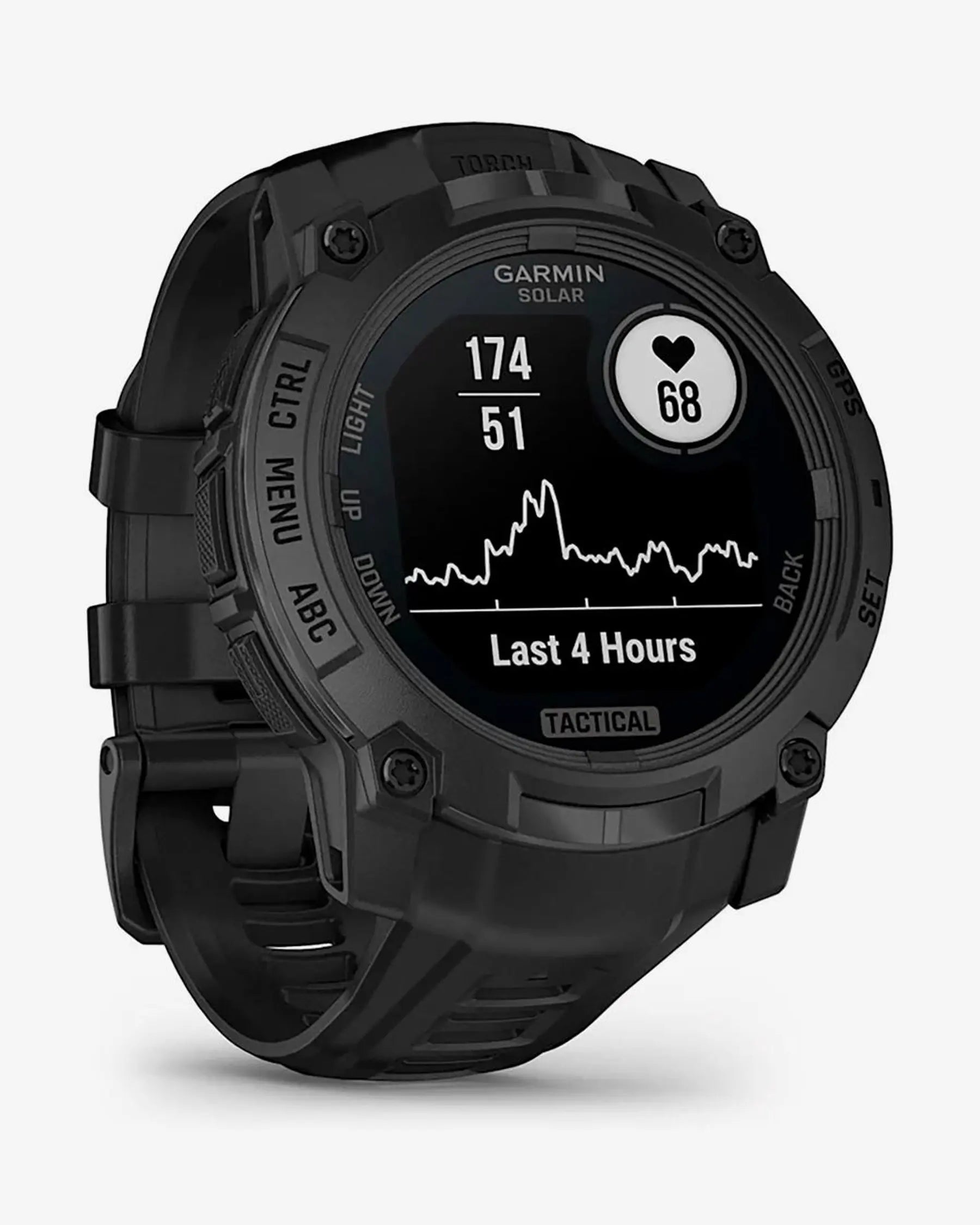 Garmin Instinct 3 Solar 50mm Tactical Edition com bracelete preta