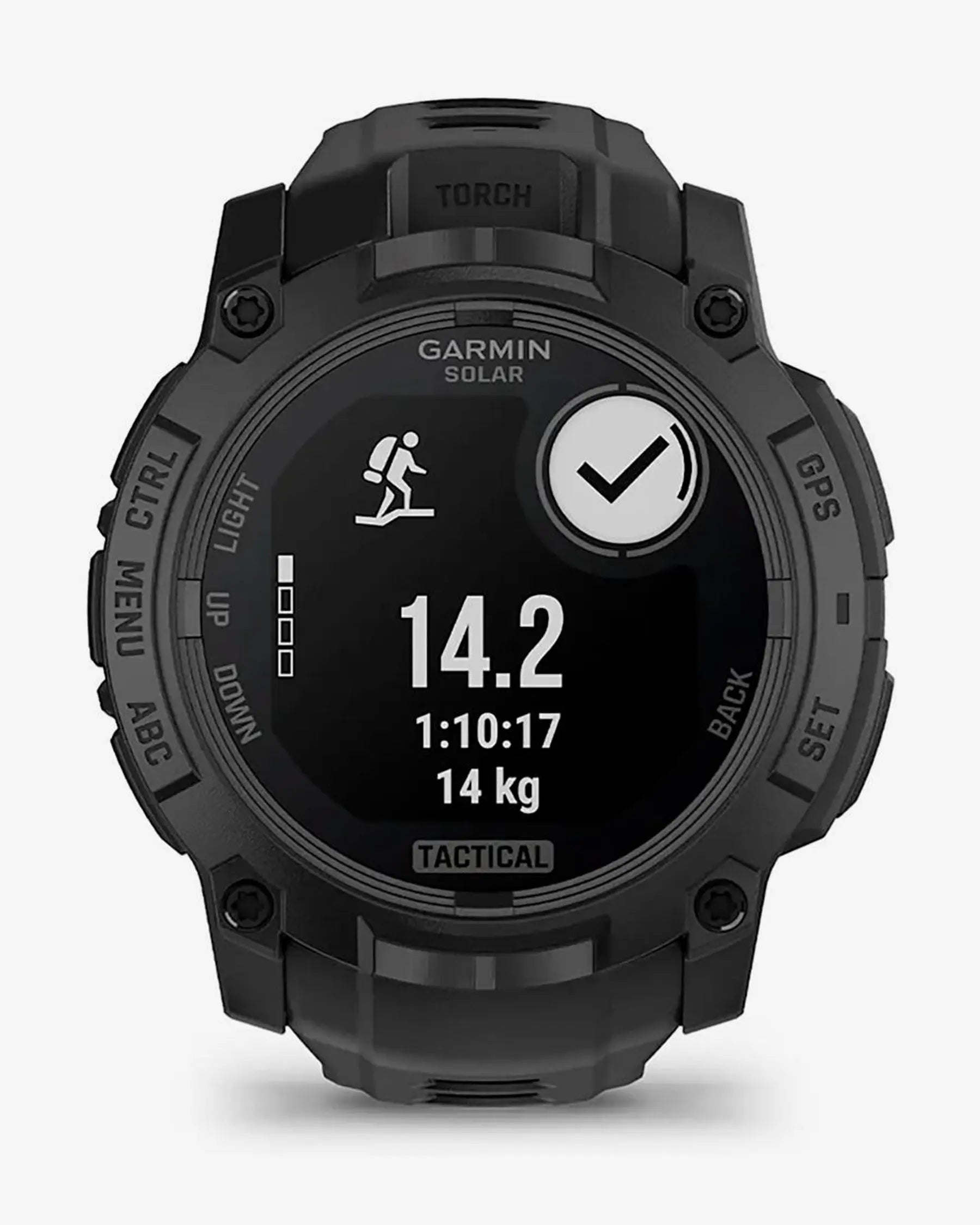 Garmin Instinct 3 Solar 50mm Tactical Edition com bracelete preta