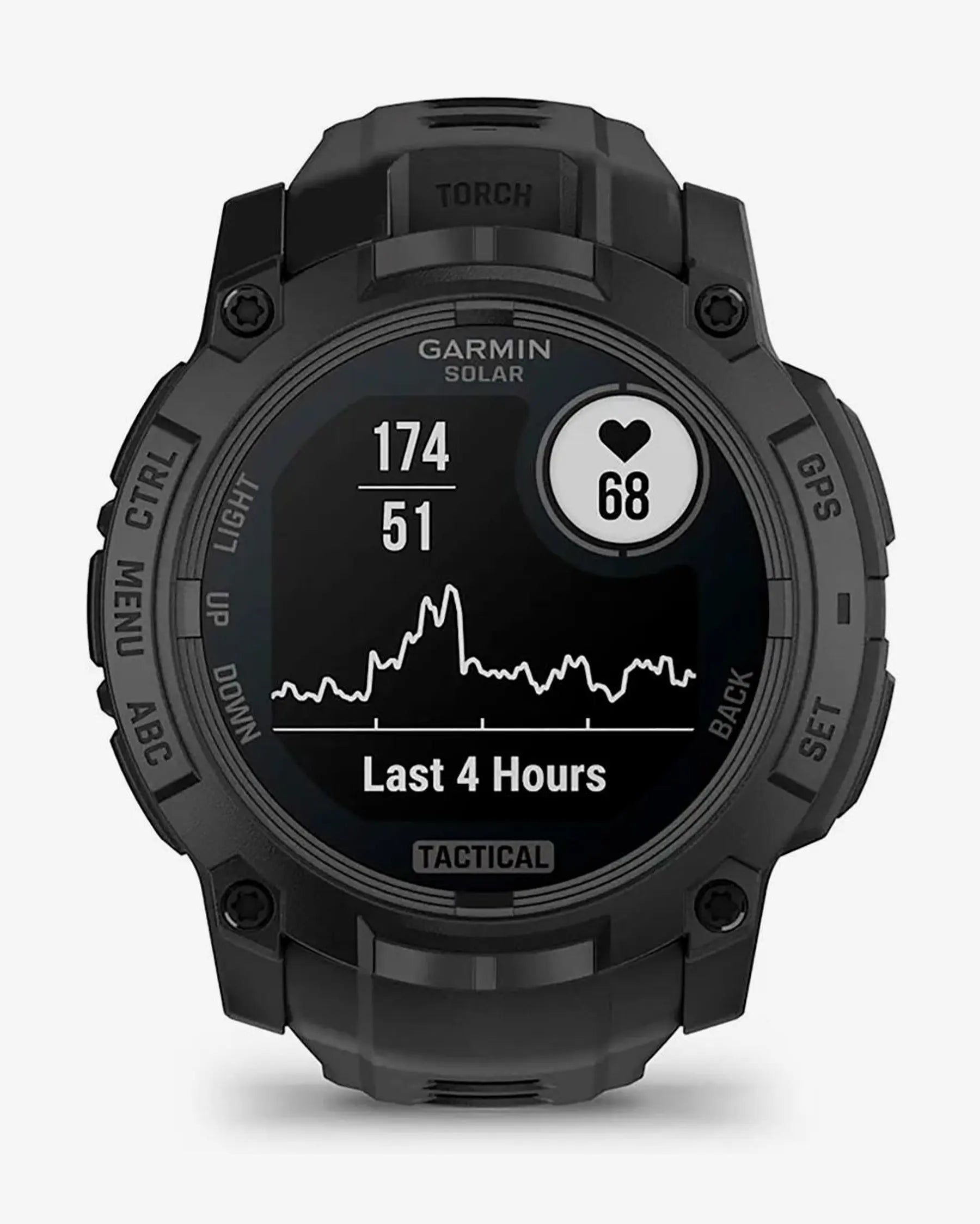 Garmin Instinct 3 Solar 50mm Tactical Edition com bracelete preta