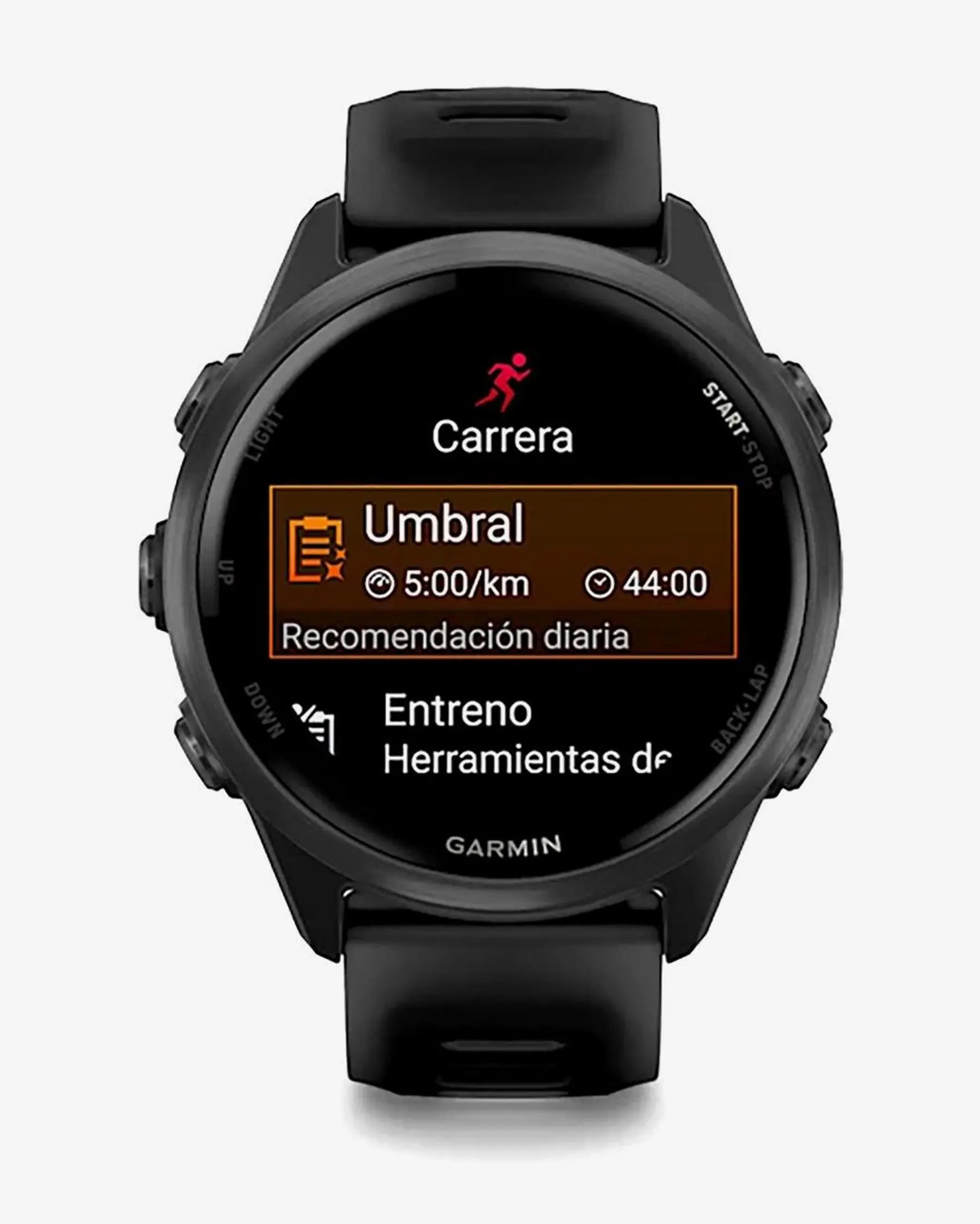 Garmin Forerunner 570 - 42 mm Cinzento Escuro com Bracelete Preta