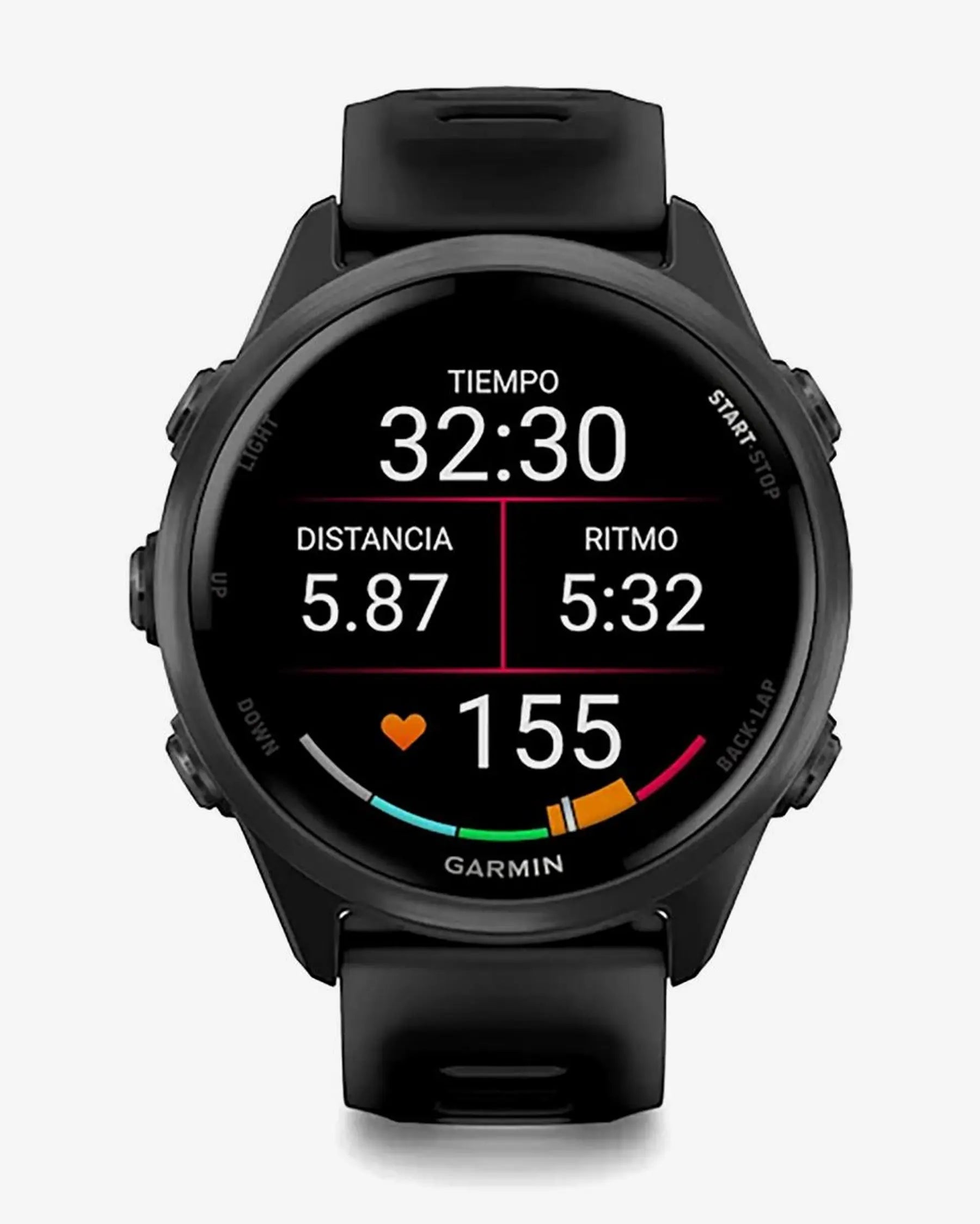 Garmin Forerunner 570 - 42 mm Cinzento Escuro com Bracelete Preta