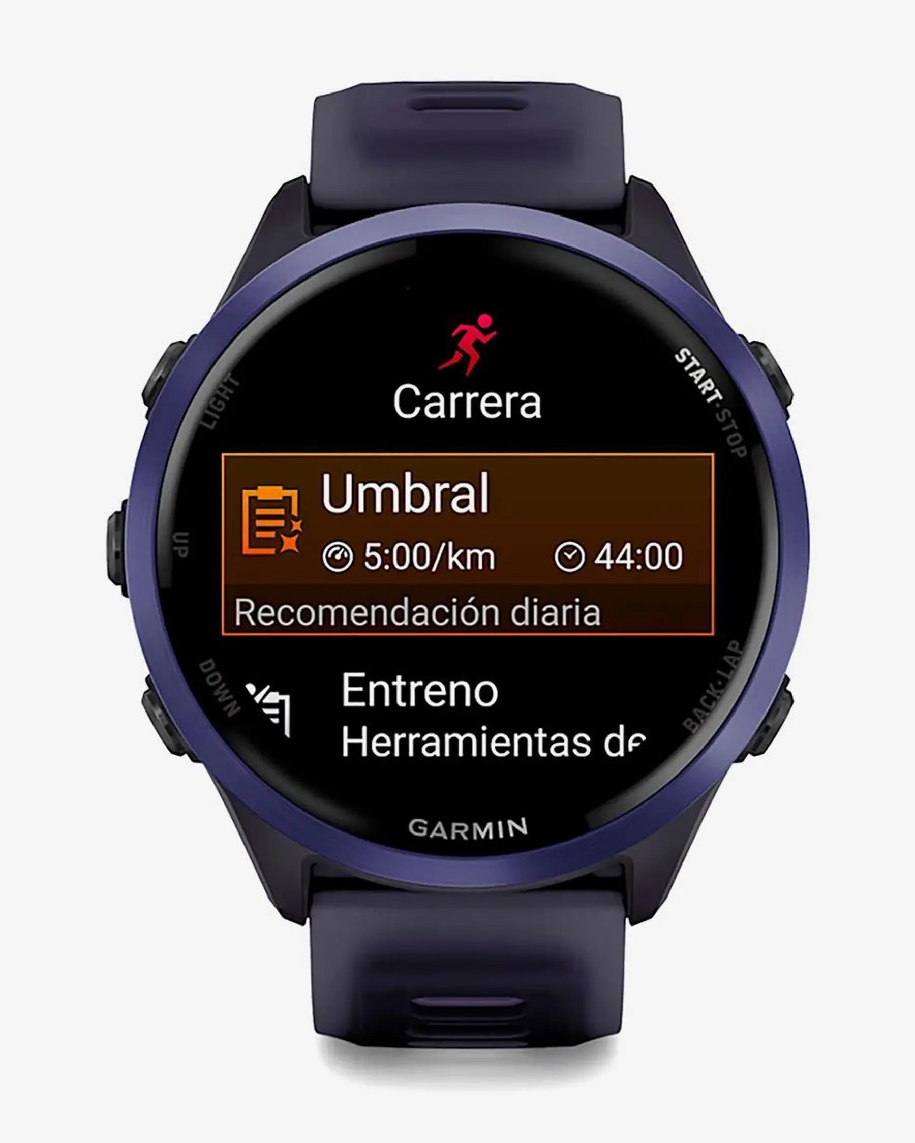 Garmin Forerunner 570 - 47 mm (violeta com bracelete lilás)