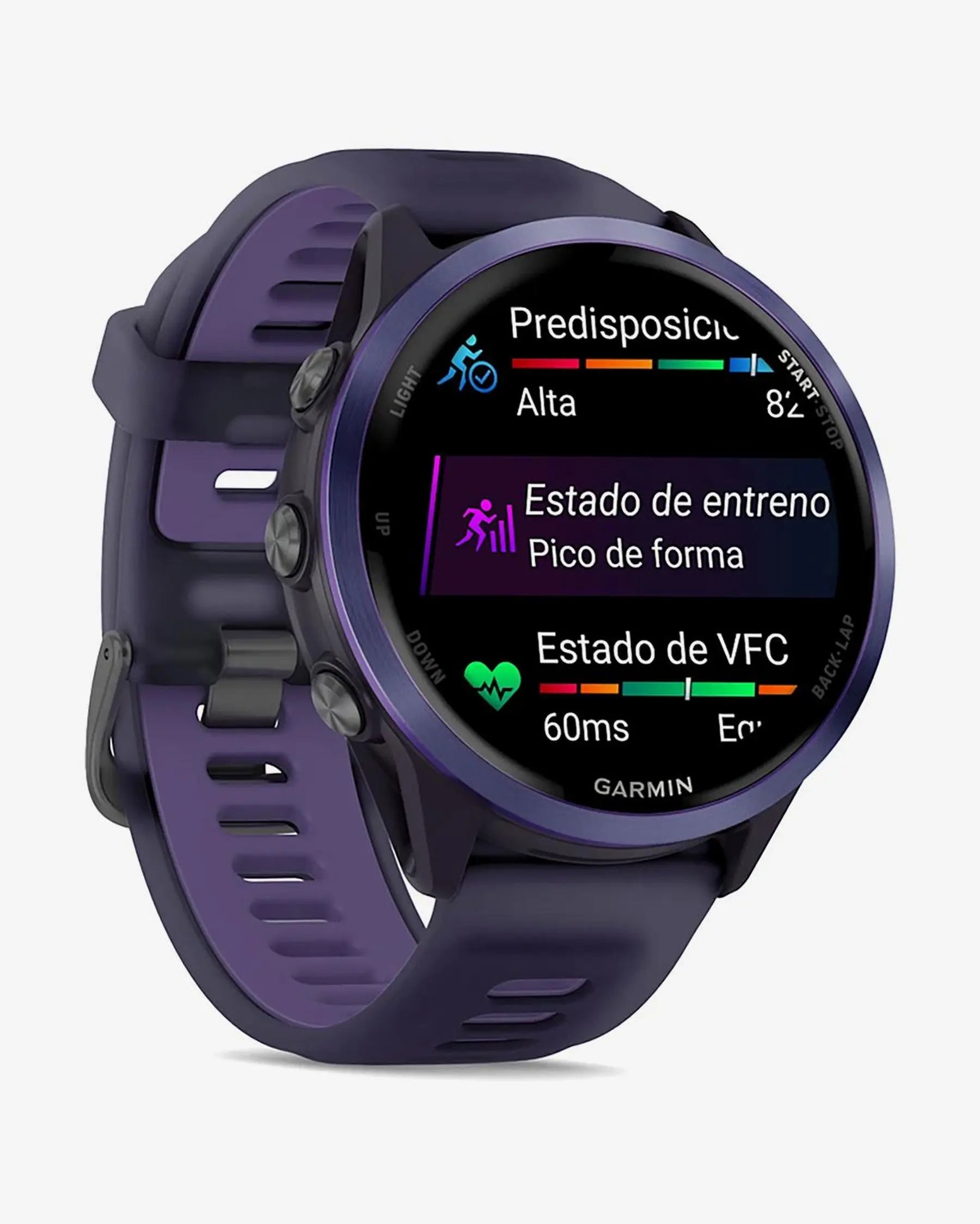 Garmin Forerunner 570 - 47 mm (violeta com bracelete lilás)