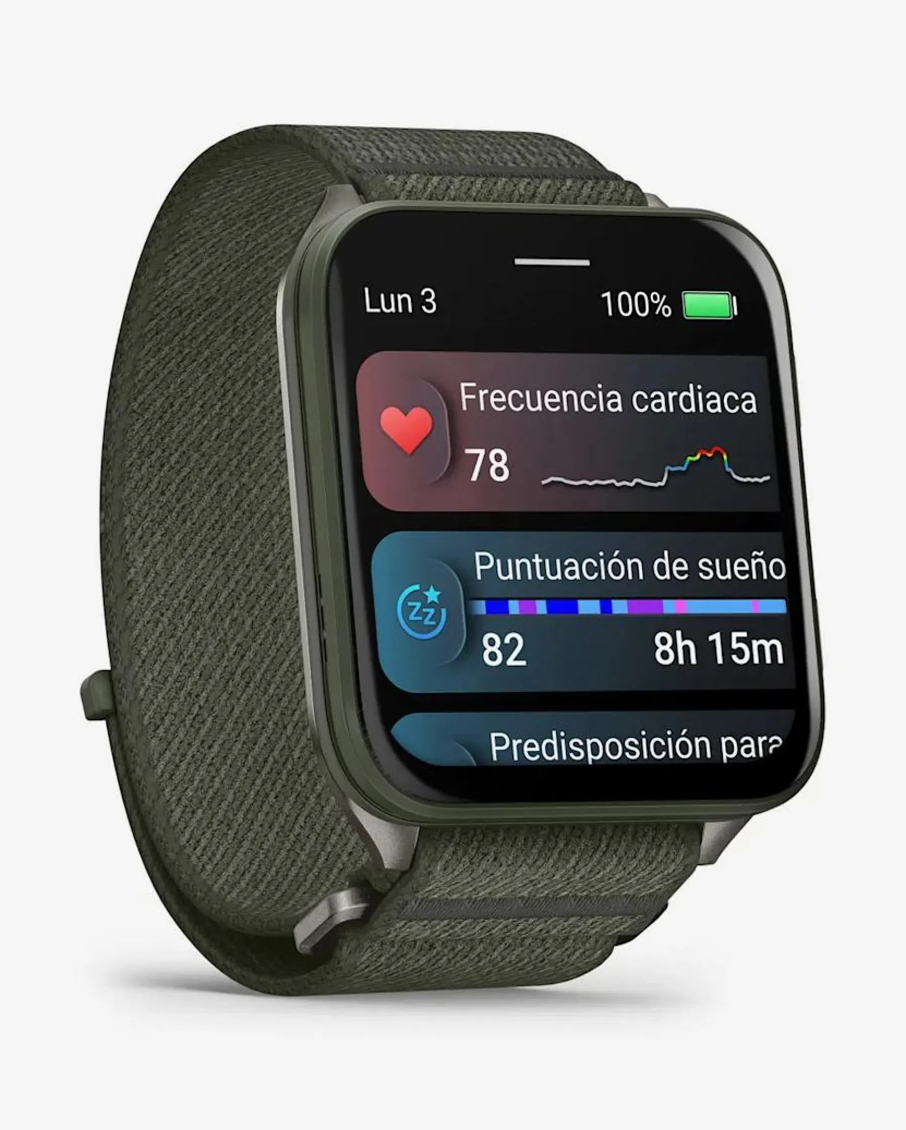 Garmin Venu X1 (verde com bracelete verde)