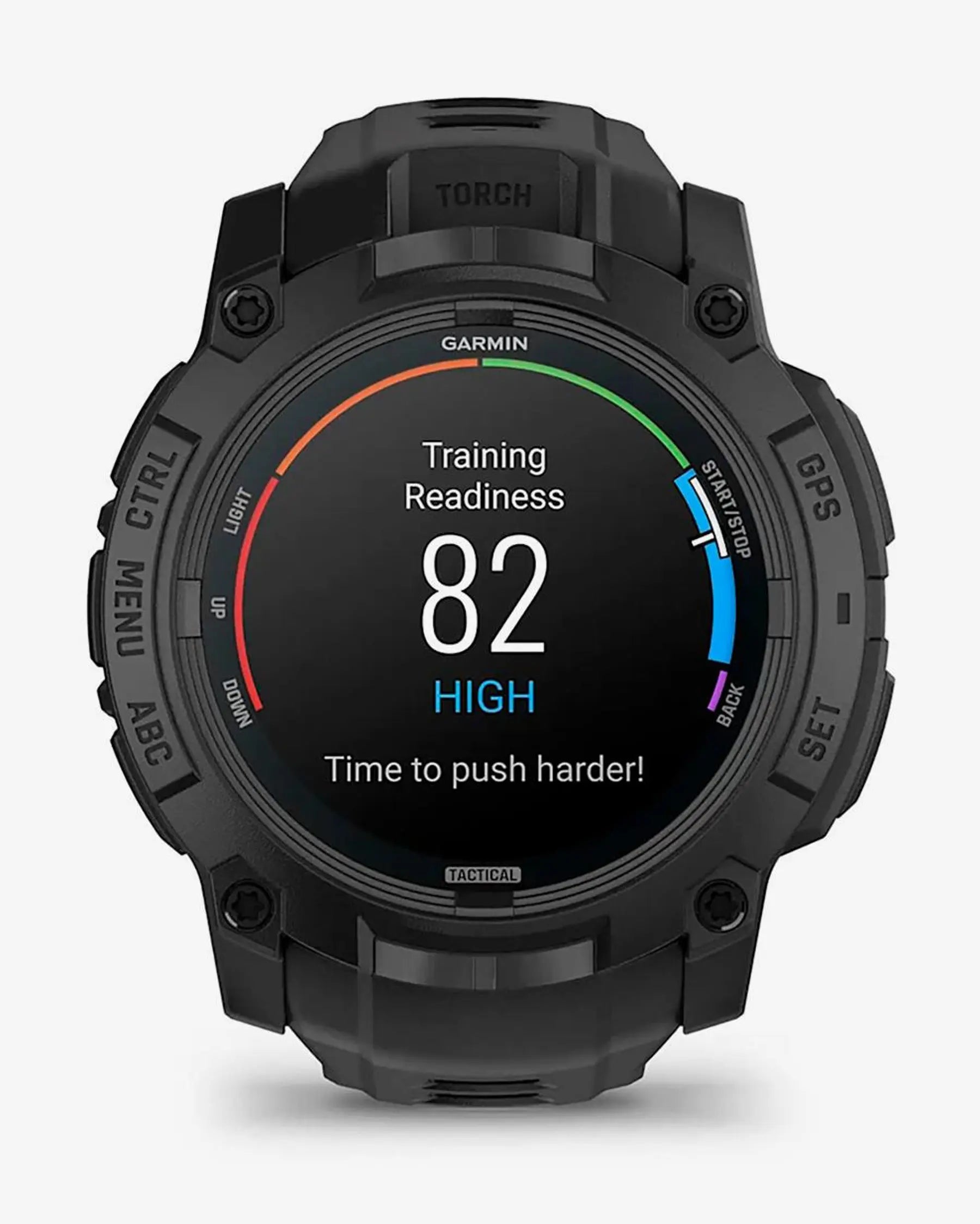Garmin Instinct 3 AMOLED 50mm Tactical Edition com bracelete preta