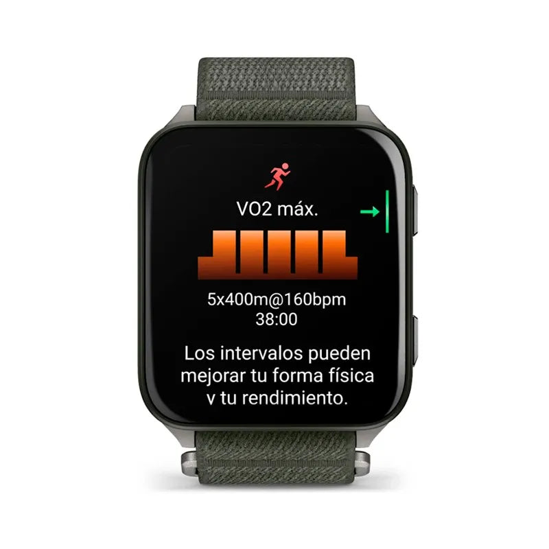 RELÓGIO GARMIN VENU X1 VERDE TITÂNIO NYLON 41X46MM